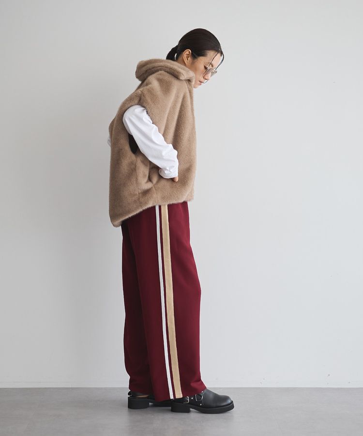 GARAGE OF GOOD CLOTHING「グラデーションファーZIP VEST」|その他|