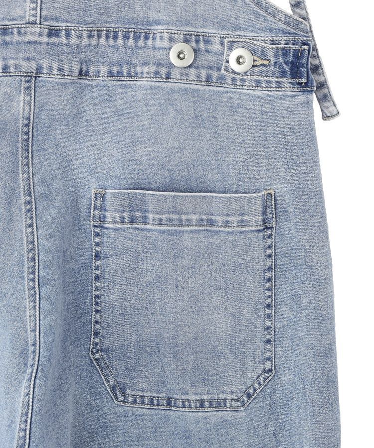 GARAGE OF GOOD CLOTHING「フロントZIPデニムサロペット」|オールインワン|