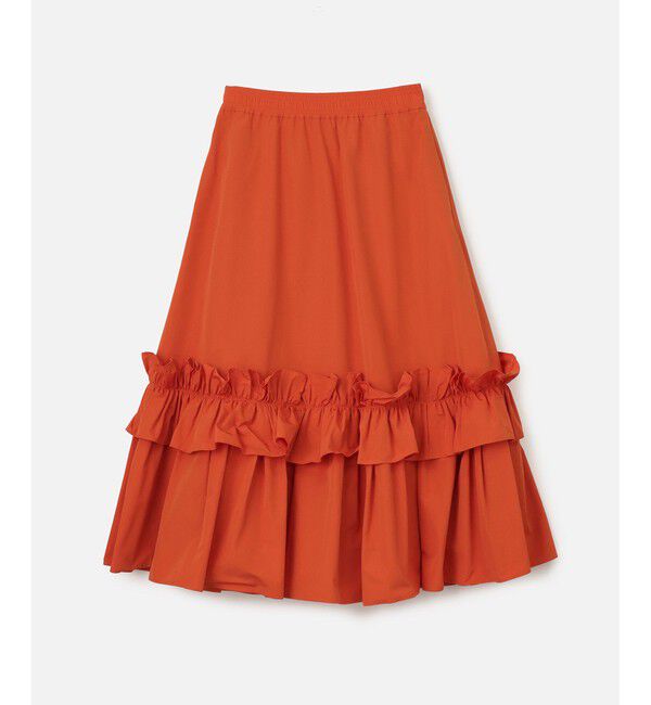 LOULOU WILLOUGHBY「【LOULOU WILLOUGHBY】ハイカウントパピヨンスカート」|フレア|