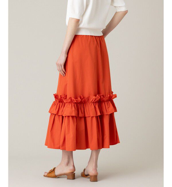 LOULOU WILLOUGHBY「【LOULOU WILLOUGHBY】ハイカウントパピヨンスカート」|フレア|