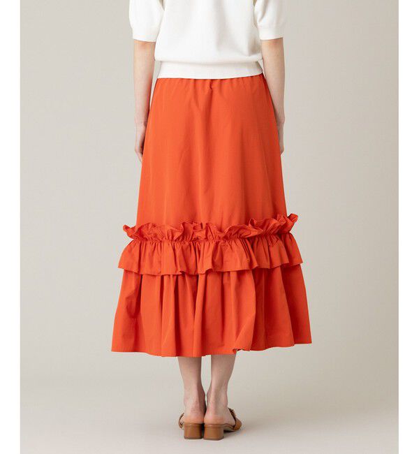 LOULOU WILLOUGHBY「【LOULOU WILLOUGHBY】ハイカウントパピヨンスカート」|フレア|