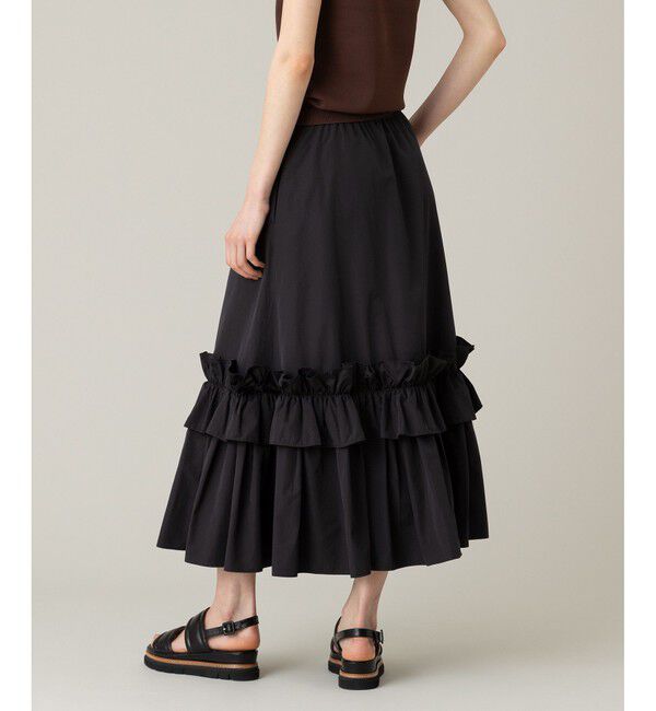 LOULOU WILLOUGHBY「【LOULOU WILLOUGHBY】ハイカウントパピヨンスカート」|フレア|