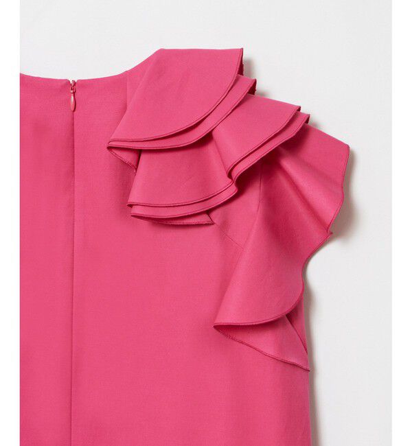 LOULOU WILLOUGHBY「【LOULOU WILLOUGHBY】アシメフリルワンピース」|ワンピース|