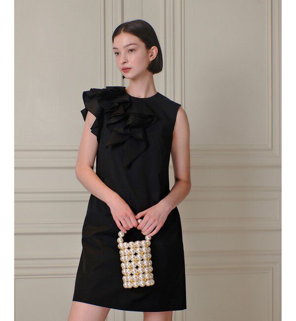 LOULOU WILLOUGHBY「【LOULOU WILLOUGHBY】アシメフリルワンピース」|ワンピース|