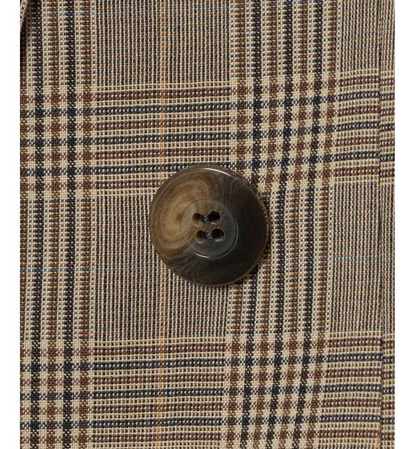 allureville「ポプリンチェックジャケット」|テーラードジャケット|