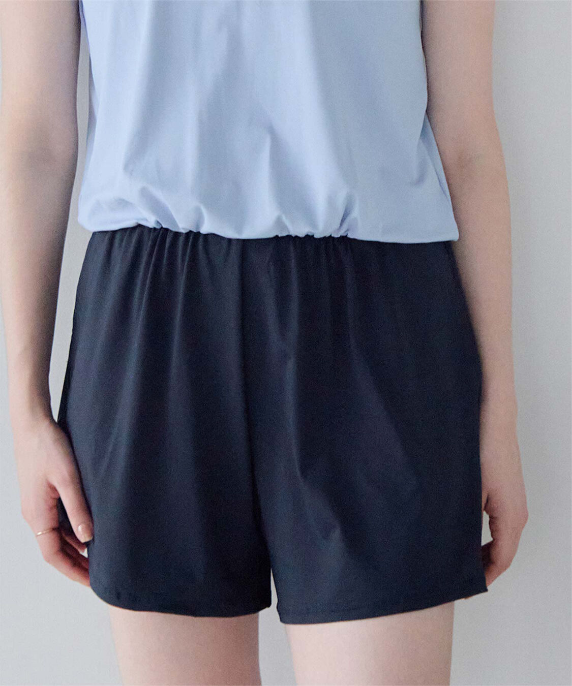 SEA DRESS「ﾊﾞｯｸﾘﾎﾞﾝﾉｰｽﾘｰﾌﾞｵｰﾙｲﾝﾜﾝ/水着」|コンビネゾン|