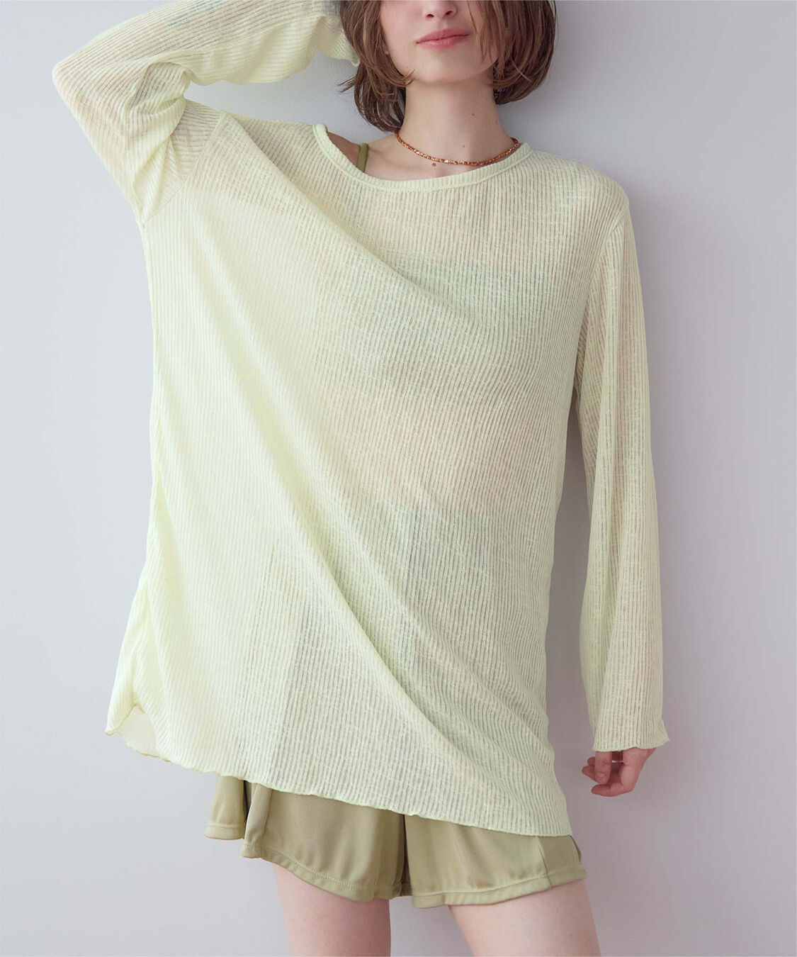 SEA DRESS「4点セット/リラックストップス&ショートパンツ付ビキニ/水着」|ビキニ|