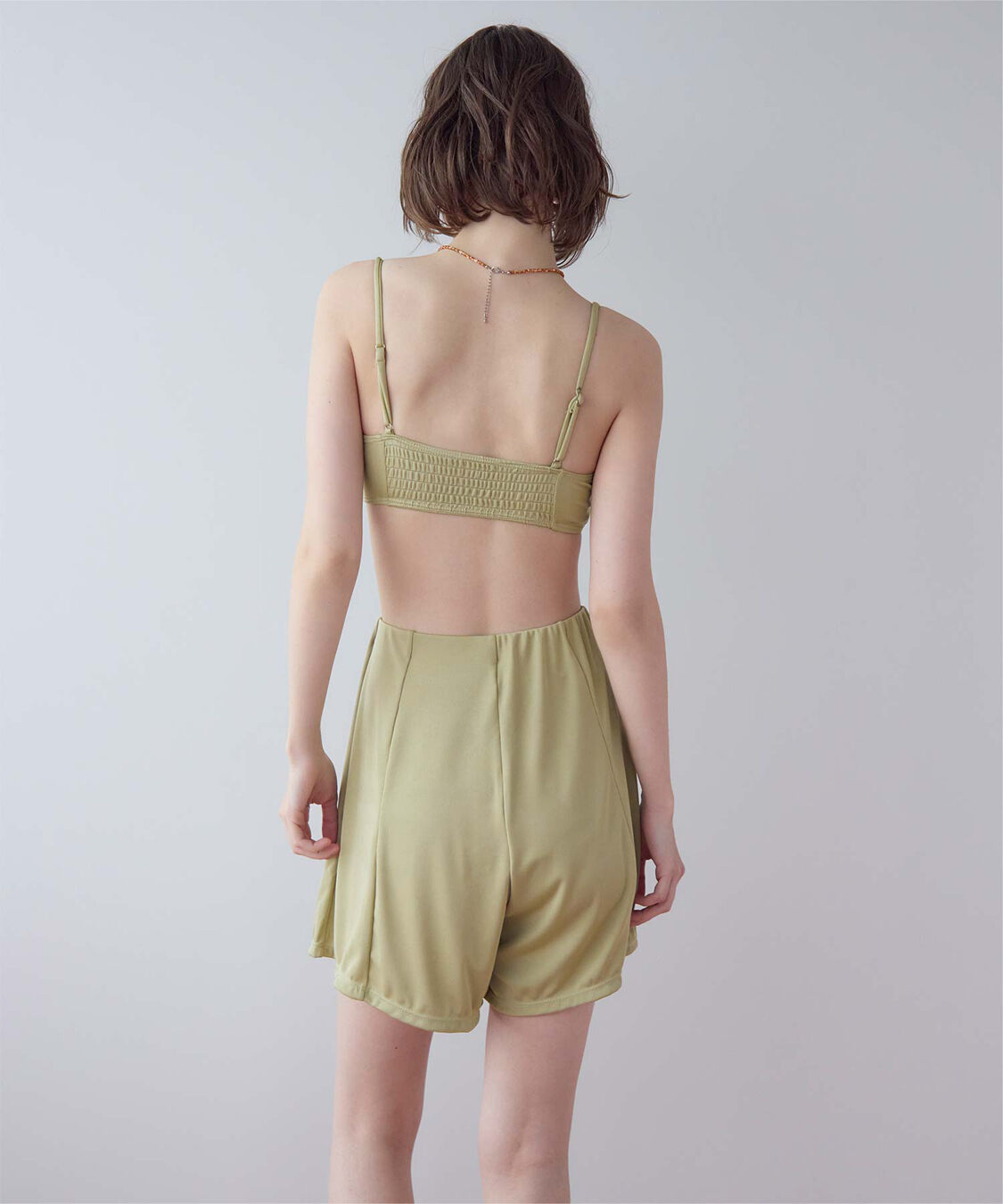 SEA DRESS「4点セット/リラックストップス&ショートパンツ付ビキニ/水着」|ビキニ|