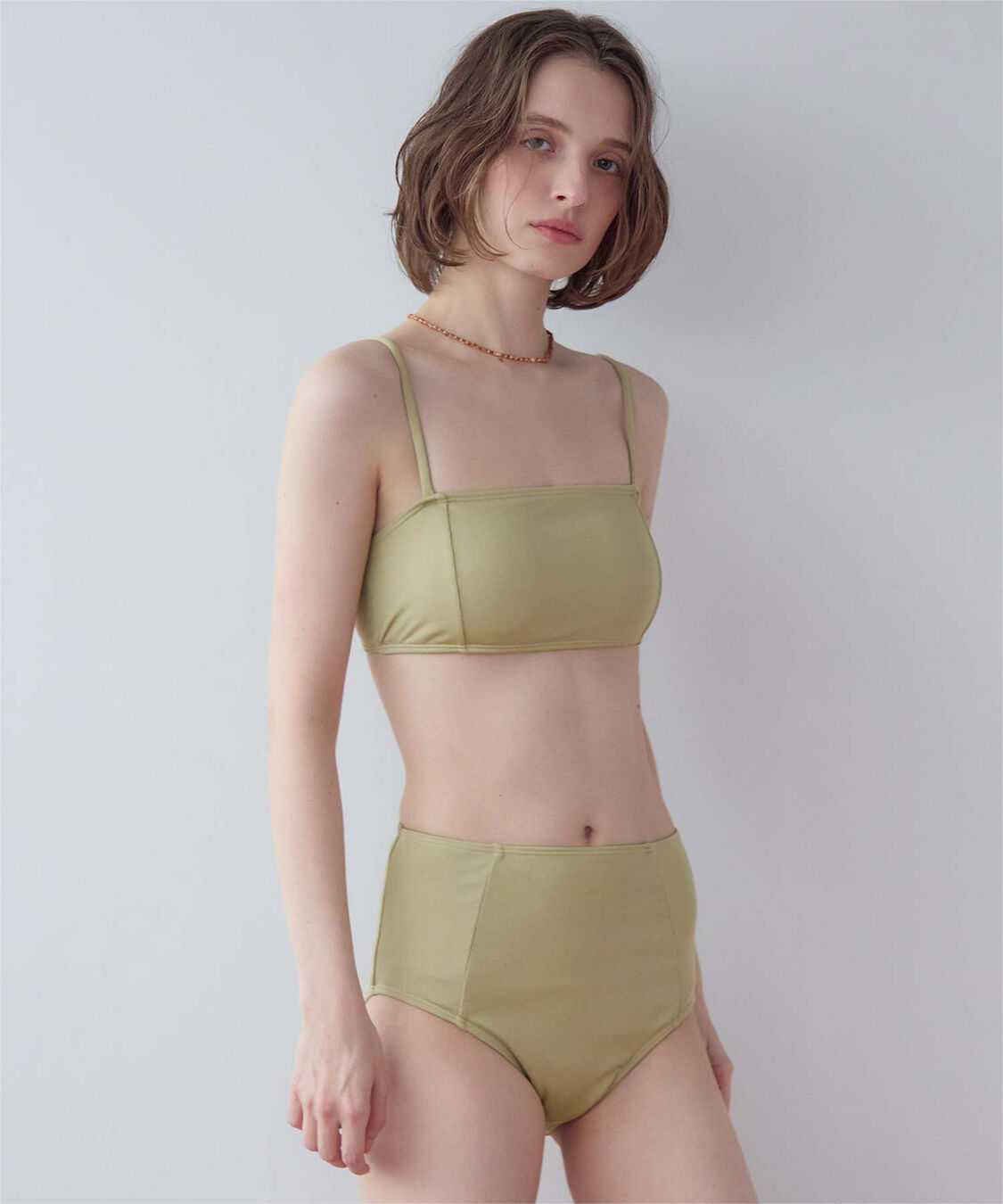 SEA DRESS「4点セット/リラックストップス&ショートパンツ付ビキニ/水着」|ビキニ|