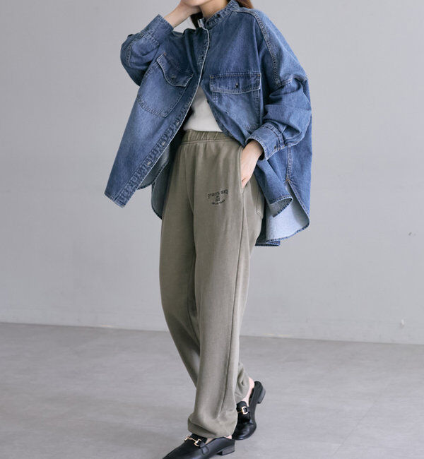  「【累計1万枚突破！/名品】ヴィンテージライクデニムバンドカラーシャツ」|シャツ・ブラウス|