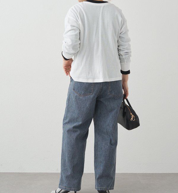 「カツラギワイドストレートパンツ」|デニム|