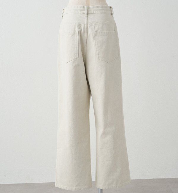  「カツラギワイドストレートパンツ」|デニム|