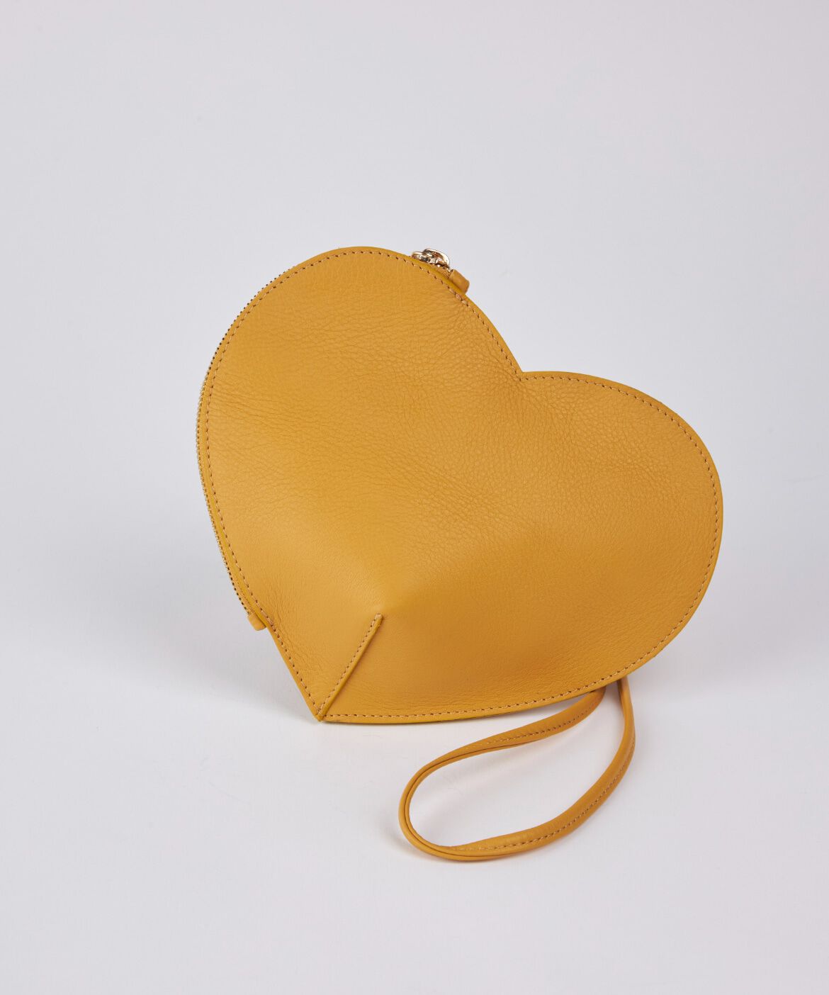 FAVORITE SUKINAMONO「ハートポシェット《MARCO MASI》」|クラッチバッグ|イエロー