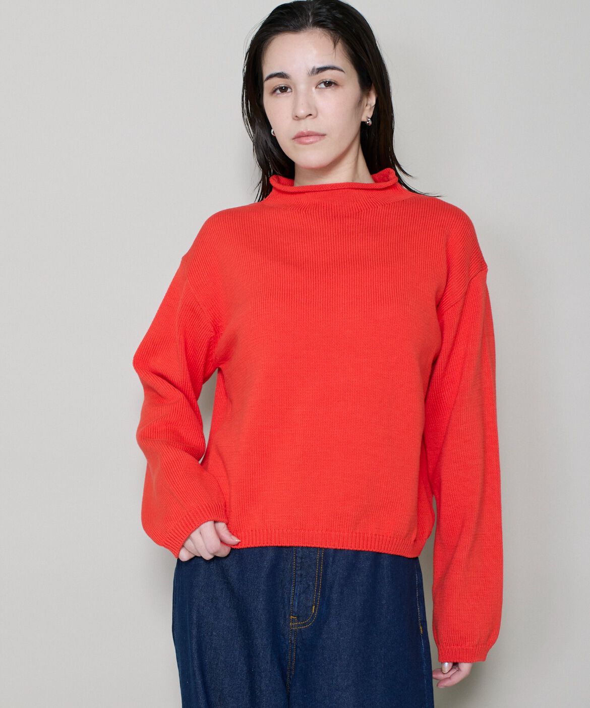 DAY by DAY it&rsquo;s international「ロールハイネックニットプルオーバー」|ニット・セーター|オレンジ1