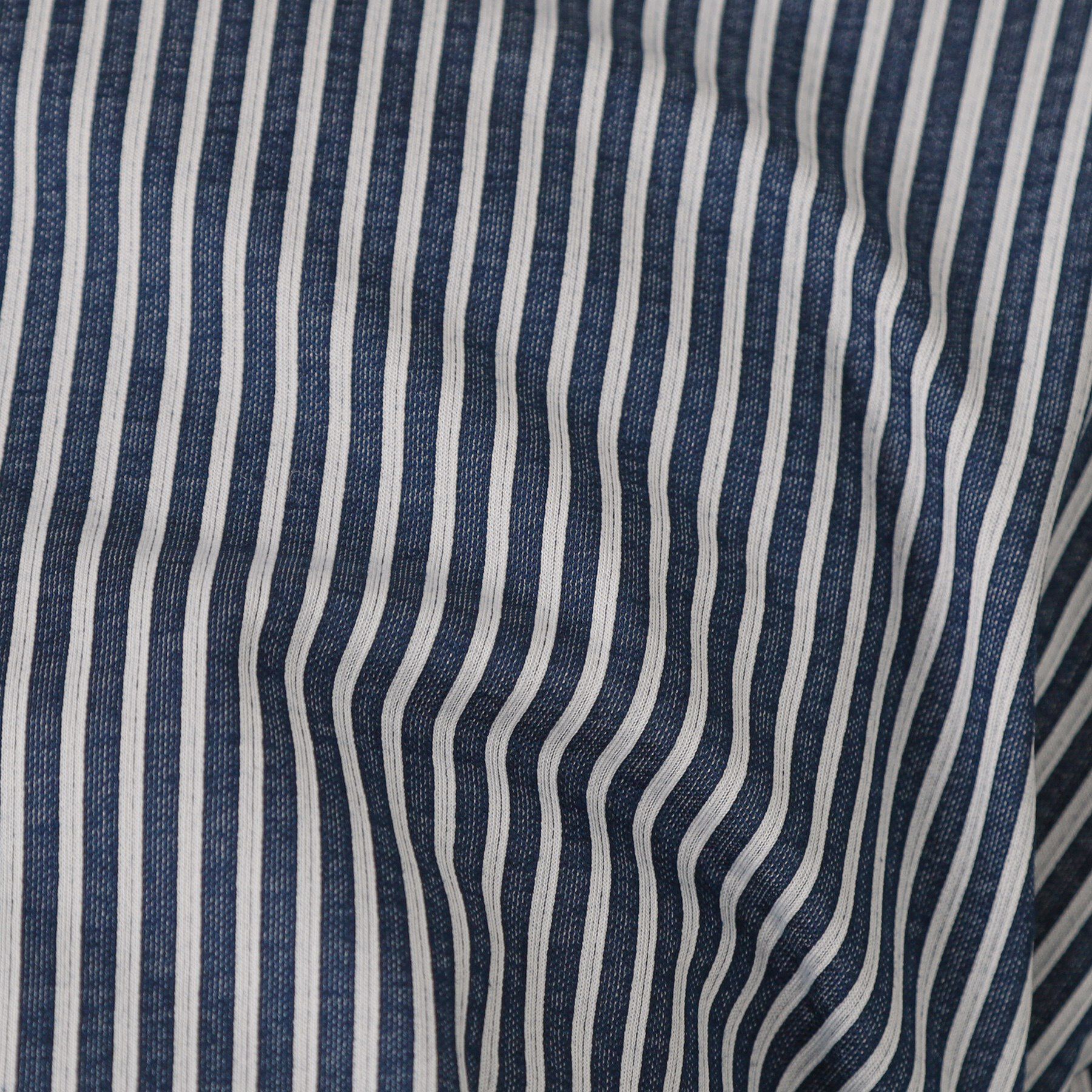 COUP DE CHANCE「【洗える／日本製／】ストライプ柄ジャージのトップス」|Tシャツ・カットソー|