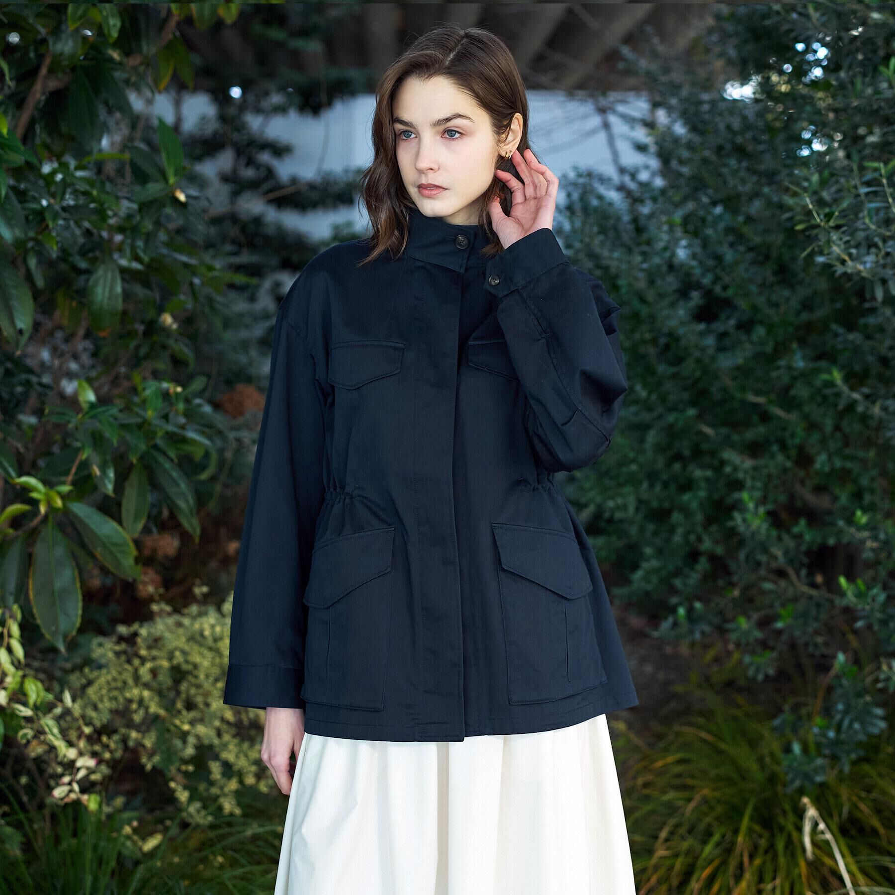 DRESSTERIOR「コンパクトコットンミリタリーブルゾン」|ブルゾン・スタジャン|