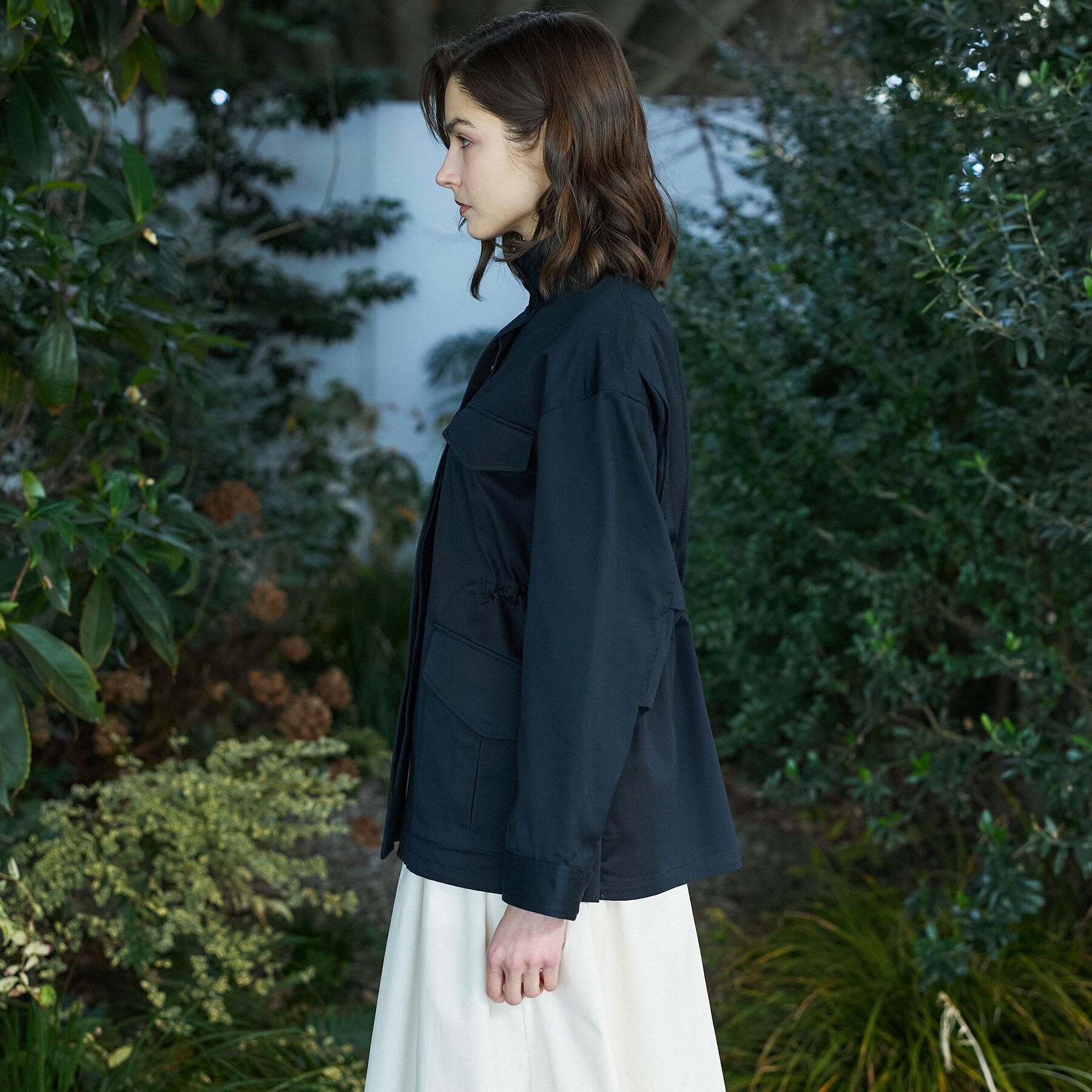 DRESSTERIOR「コンパクトコットンミリタリーブルゾン」|ブルゾン・スタジャン|