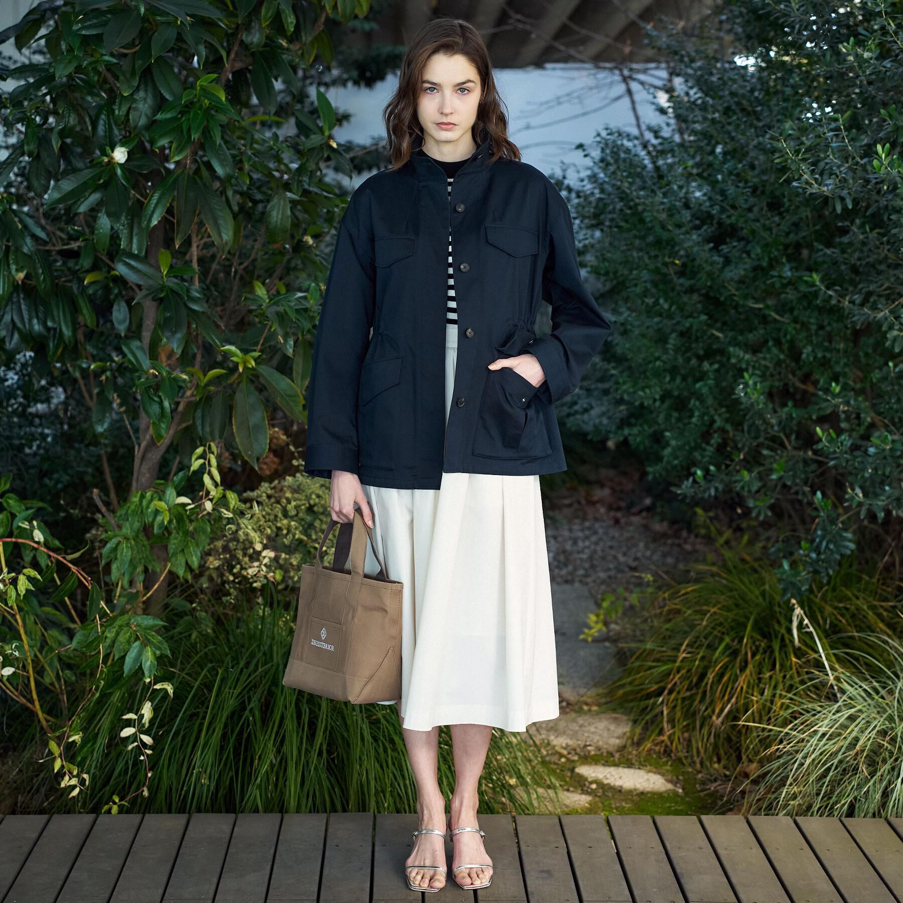 DRESSTERIOR「コンパクトコットンミリタリーブルゾン」|ブルゾン・スタジャン|