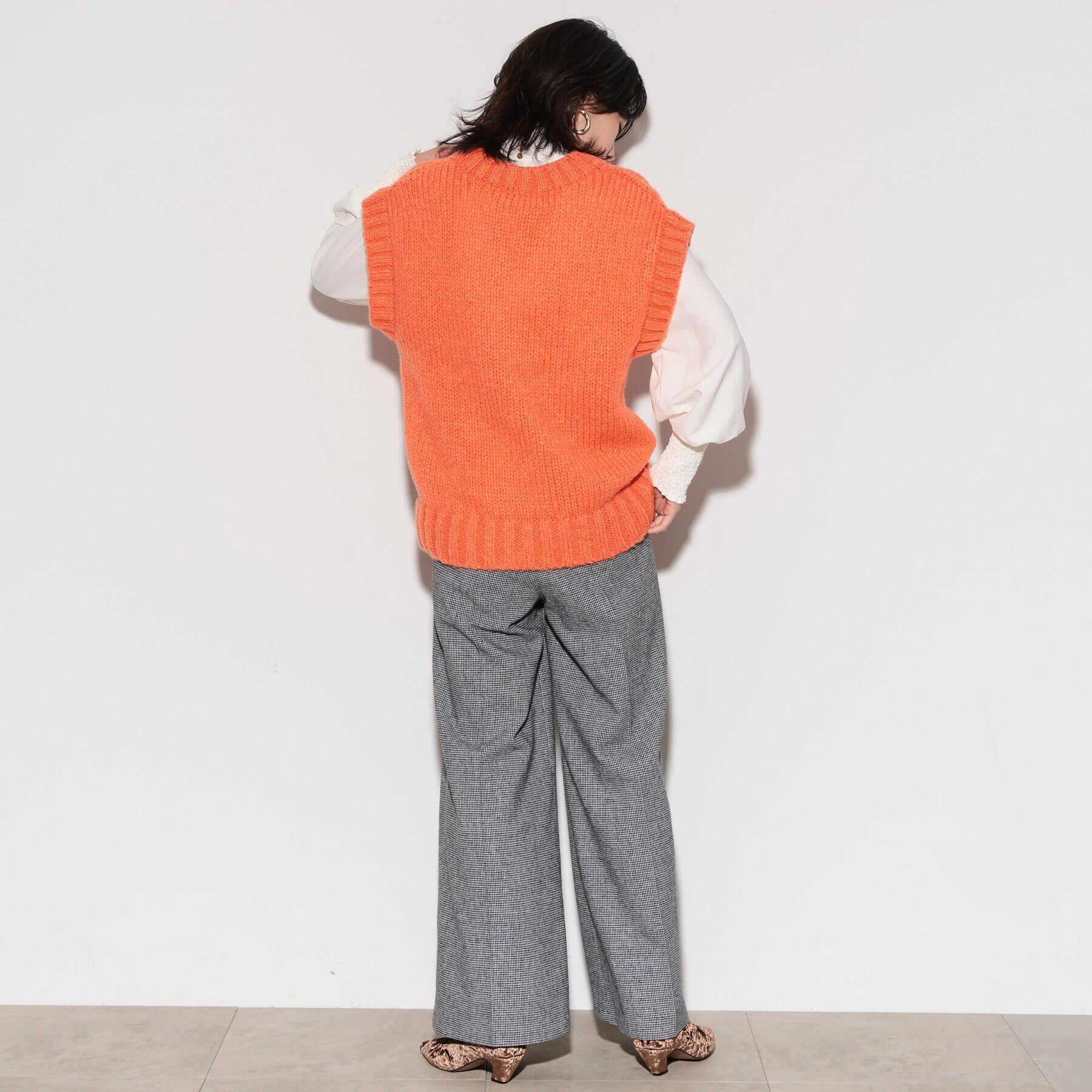 GALLEST「ケーブルニットベスト」|ベスト・ジレ|