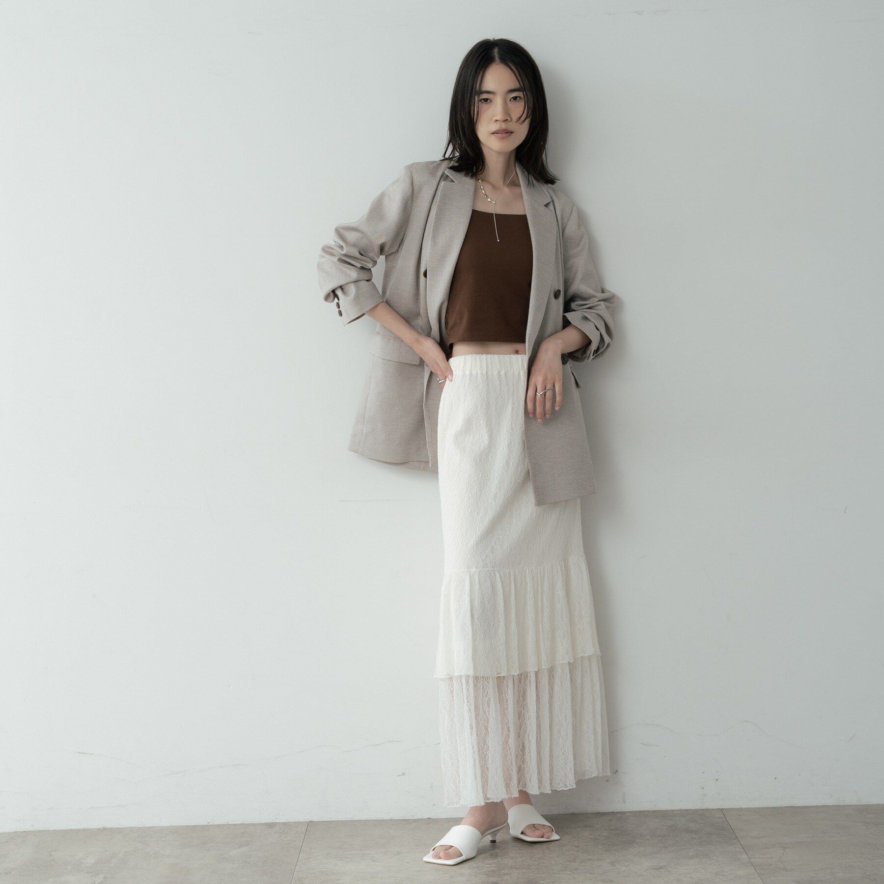 GALLEST「ダブルブレストオーバージャケット」|テーラードジャケット|