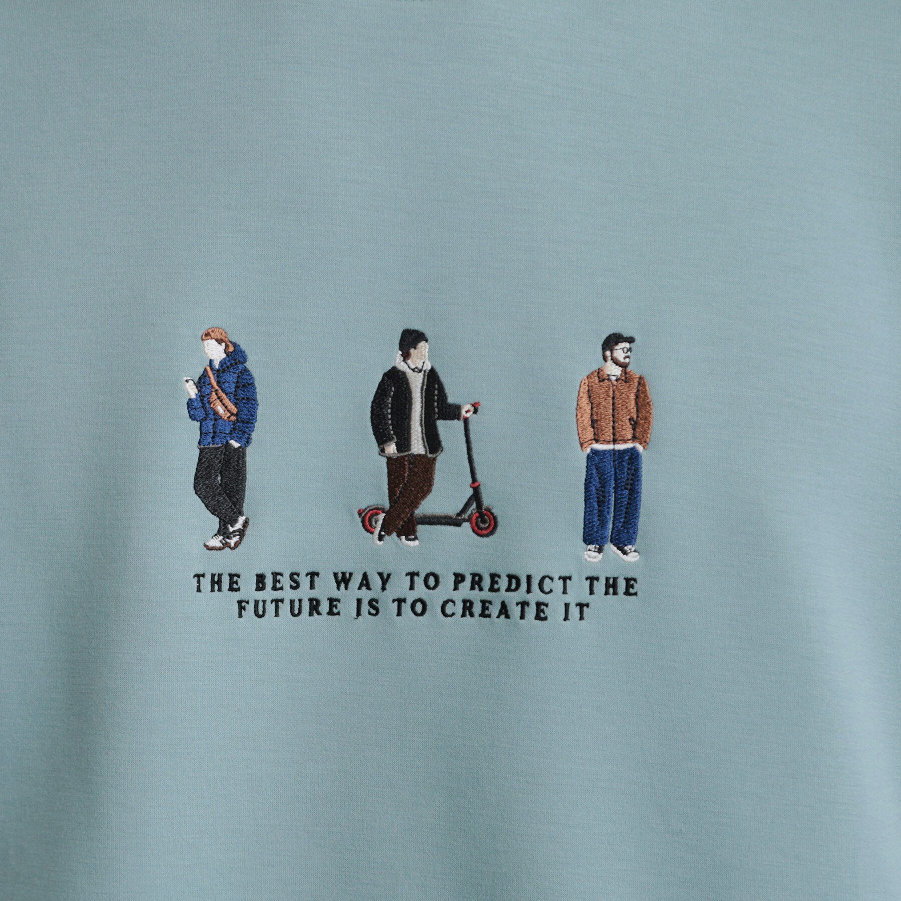 tk.TAKEO KIKUCHI「ピープル刺繍スウェット」|パーカー|