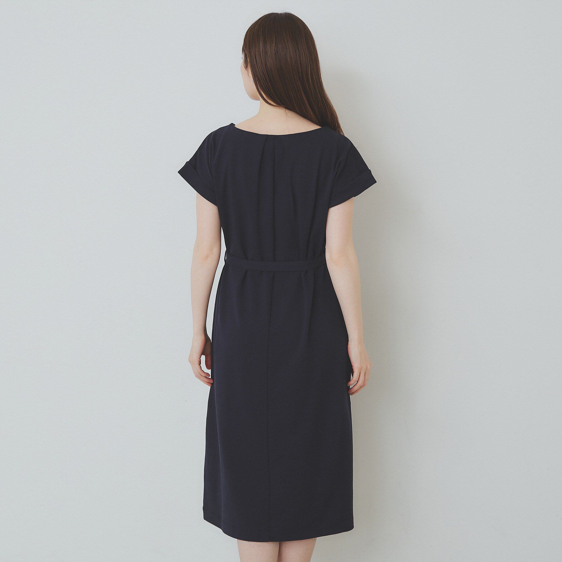 index「《5色展開/XS-3Lサイズ》Iラインシルエットワンピース【UV/接触冷感/洗濯機洗い可】」|ワンピース|