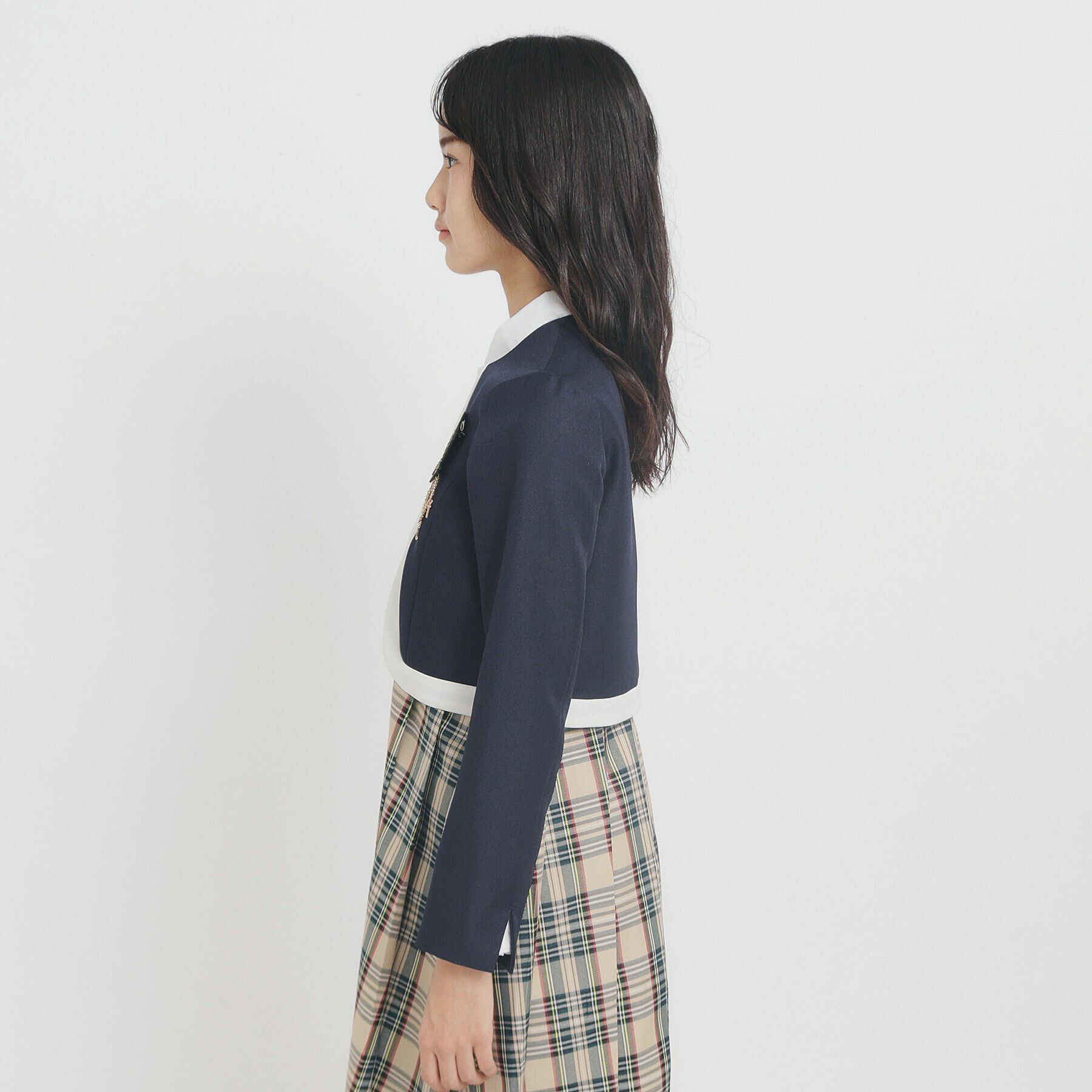 PINK-latte「◆【オケージョン・フォーマル】ボレロジャケット」|ノーカラージャケット|