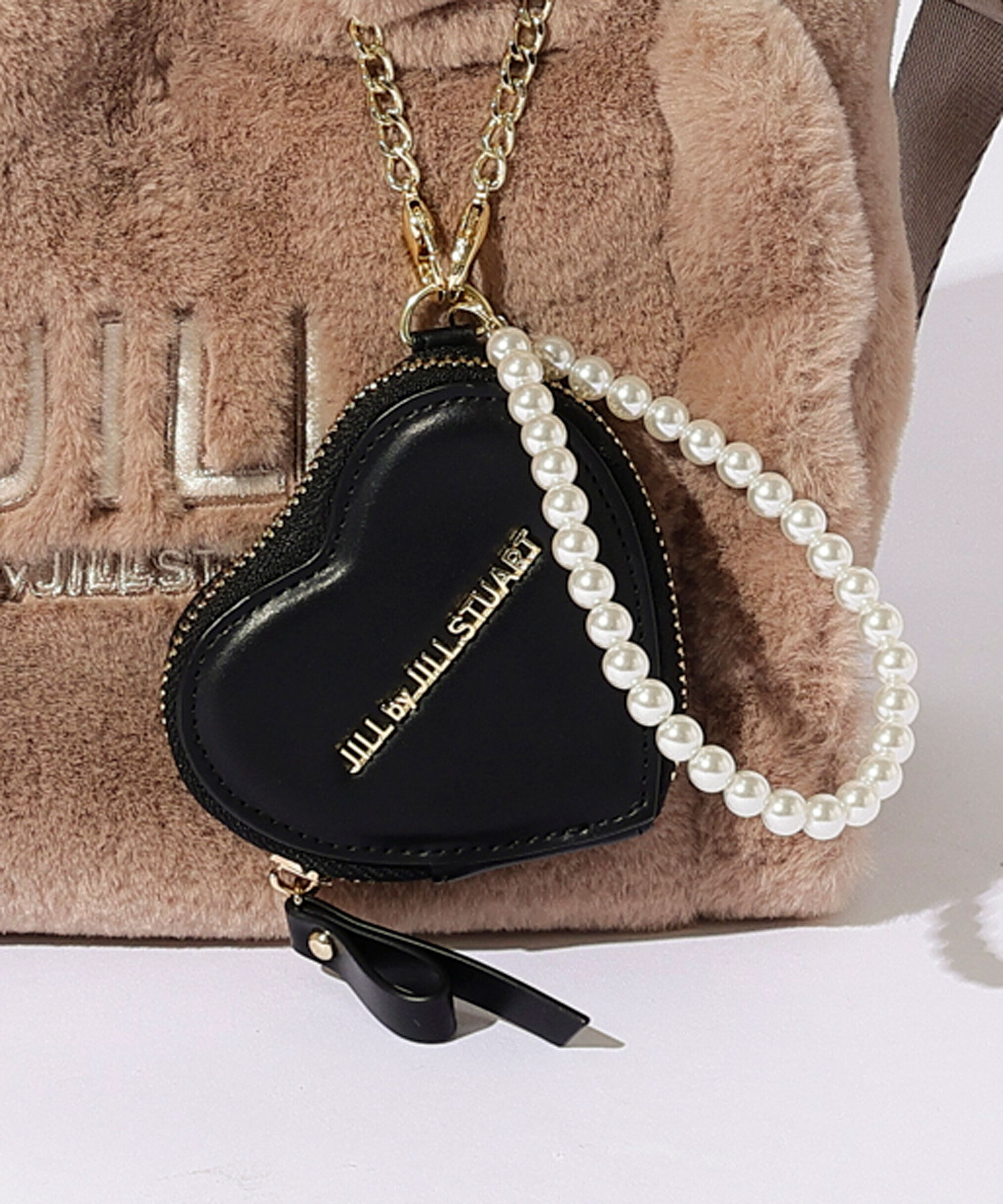  「ハートポーチチャーム」|その他|ブラック