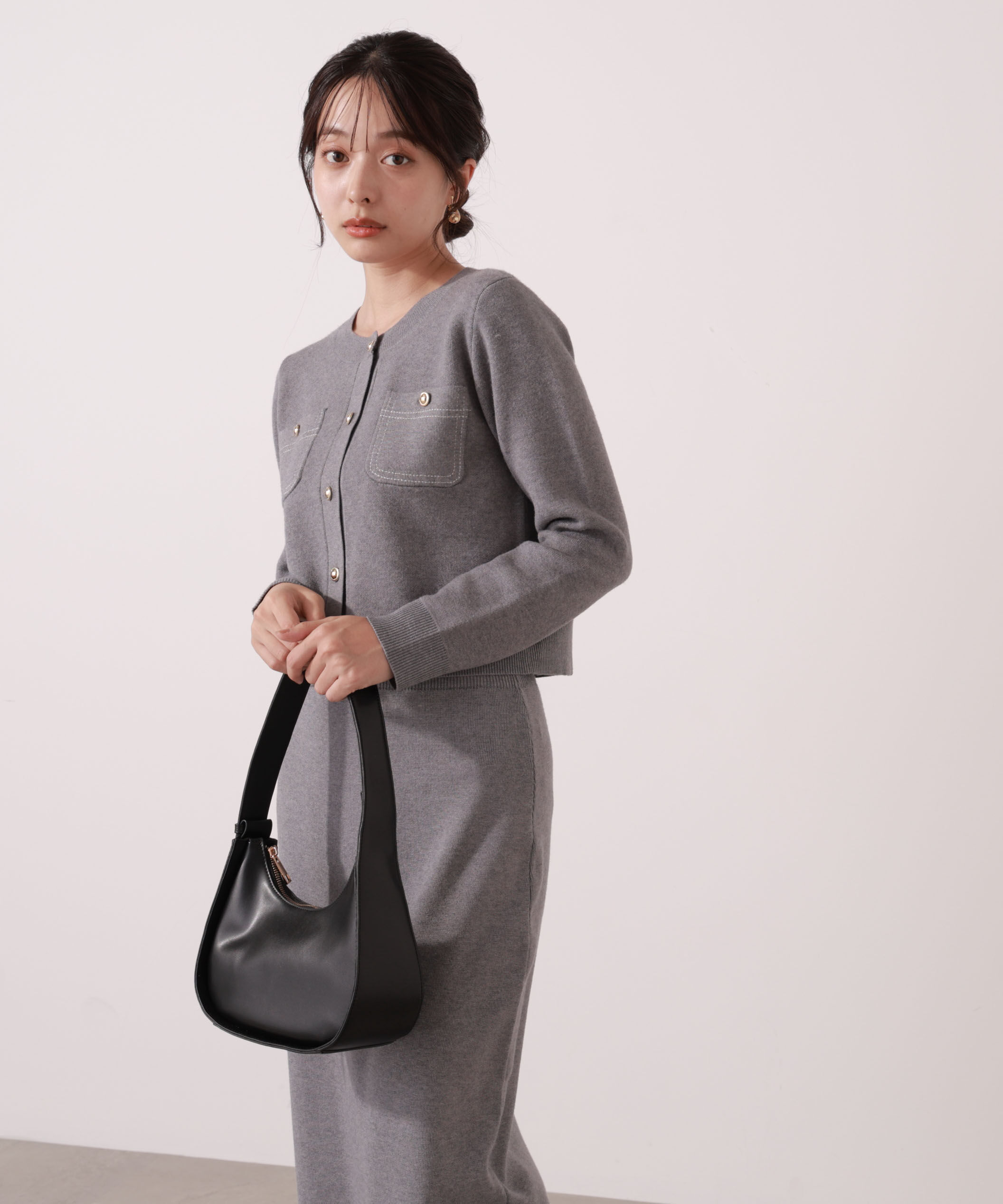 PROPORTION BODY DRESSING「ステッチニットSETUP 25AW」|ワンピース|