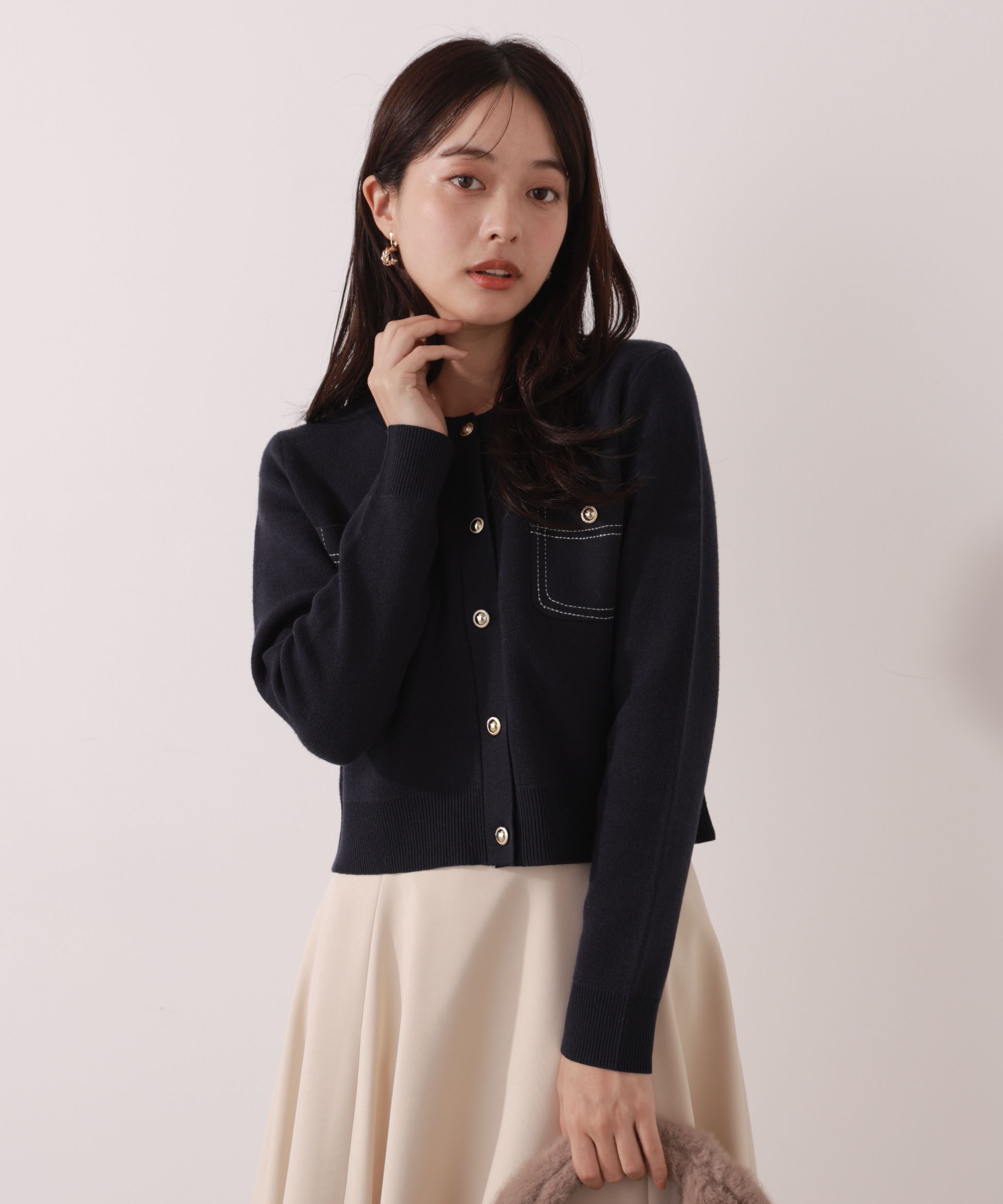 PROPORTION BODY DRESSING「ステッチニットSETUP 25AW」|ワンピース|