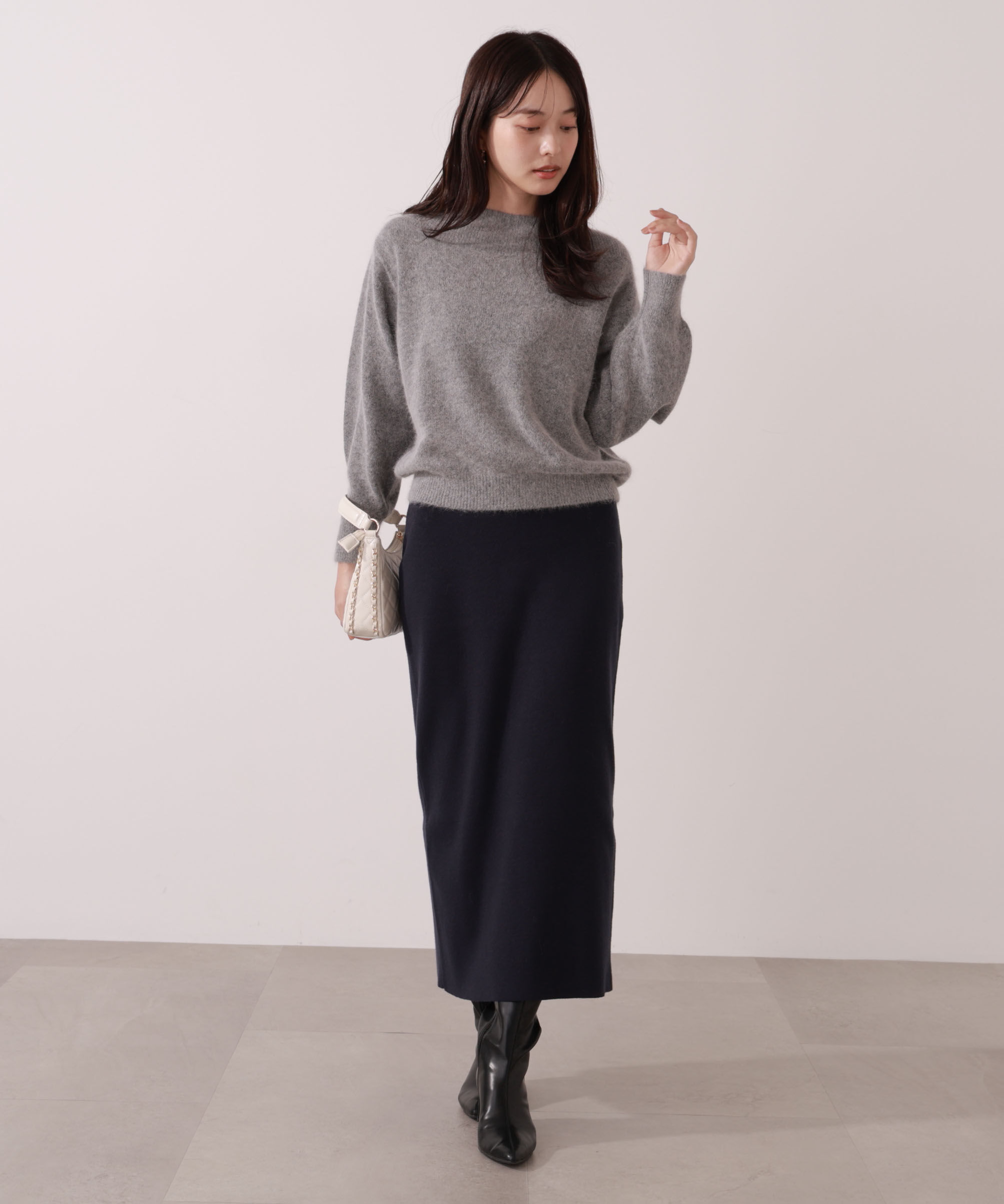 PROPORTION BODY DRESSING「ステッチニットSETUP 25AW」|ワンピース|