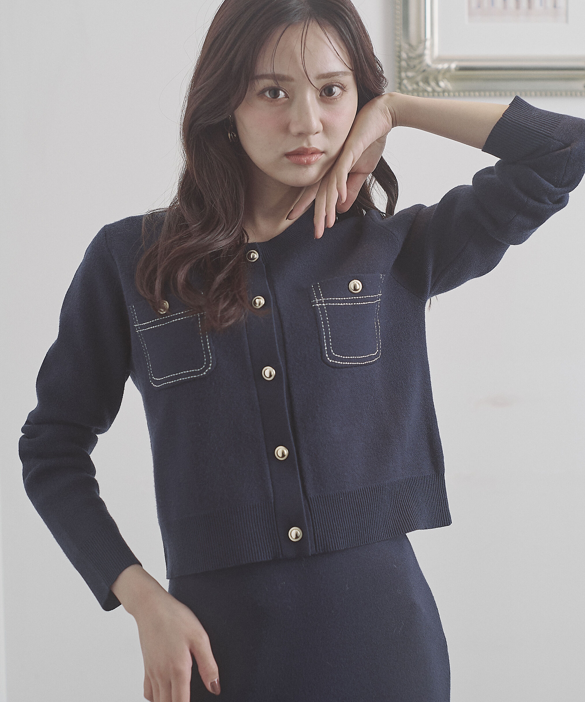 PROPORTION BODY DRESSING「ステッチニットSETUP 25AW」|ワンピース|