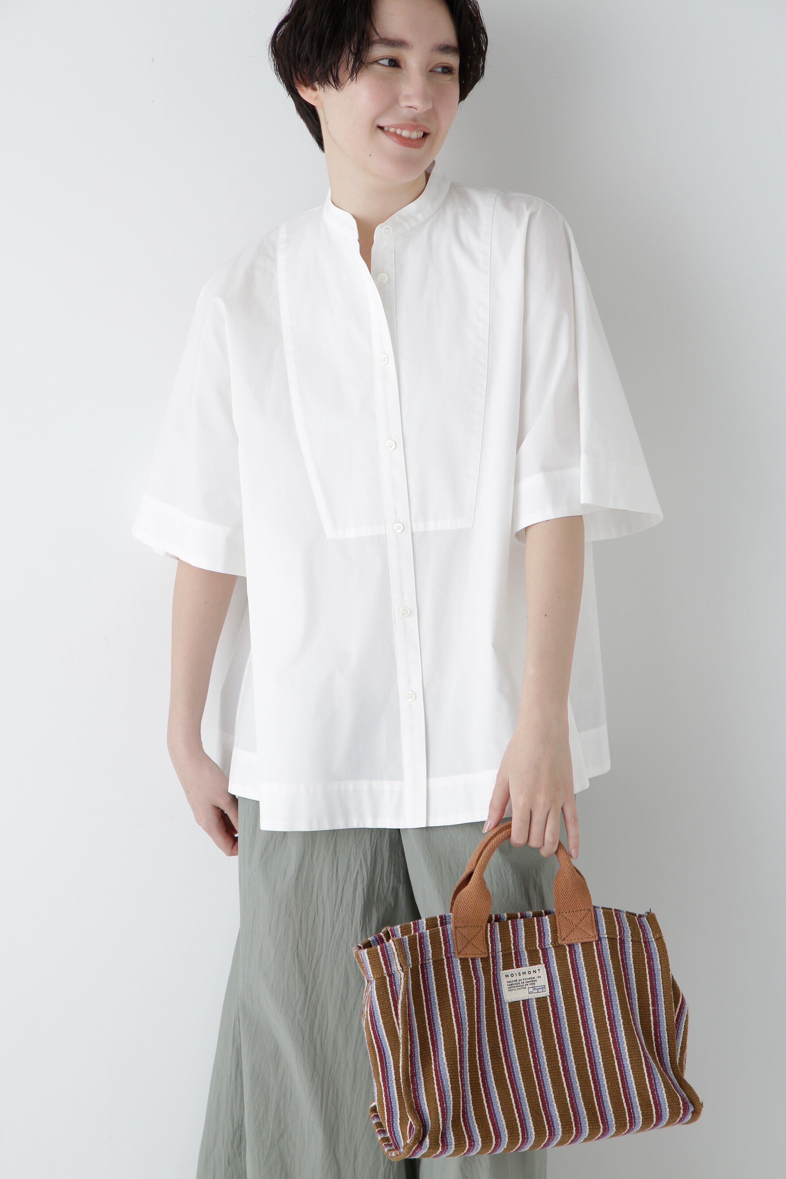  「◆タイプライターブラウス」|シャツ・ブラウス|オフホワイト