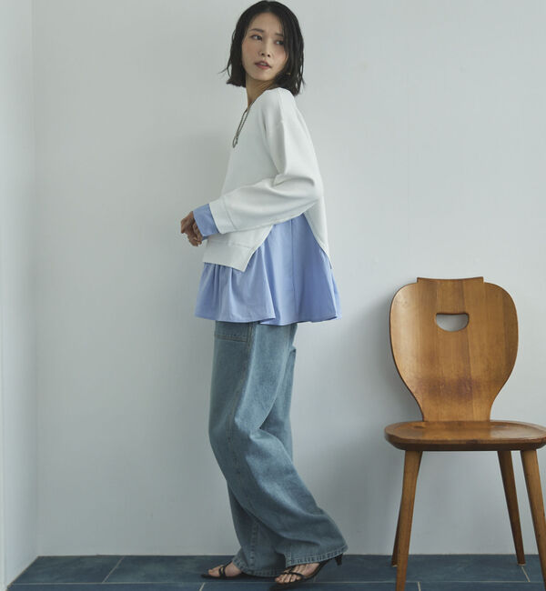 Doux archives「レイヤード風ニット」|ニット・セーター|