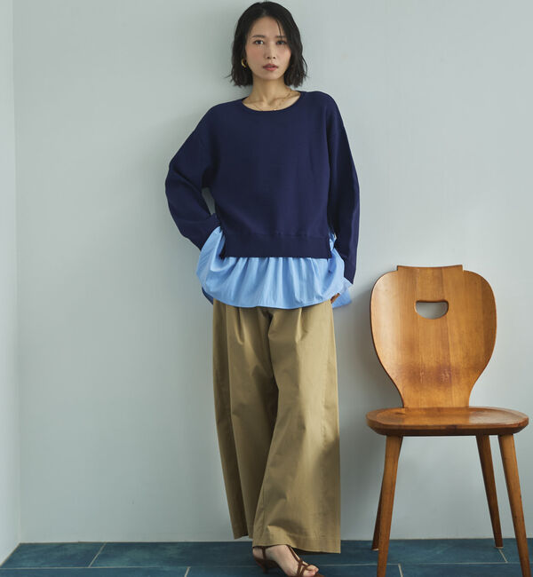 Doux archives「レイヤード風ニット」|ニット・セーター|