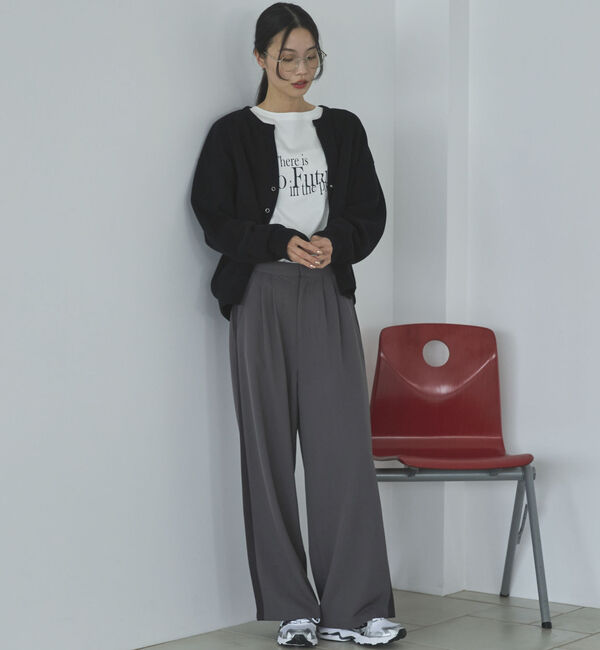 Doux archives「サイドラインタックパンツ」|チノ|