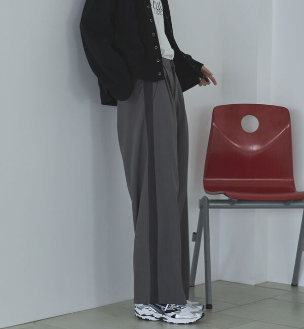 Doux archives「サイドラインタックパンツ」|チノ|