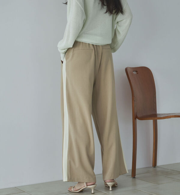 Doux archives「サイドラインタックパンツ」|チノ|