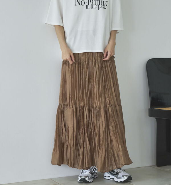 Doux archives「ワッシャーシアーティアードスカート」|スカート|