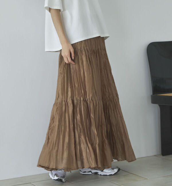 Doux archives「ワッシャーシアーティアードスカート」|スカート|