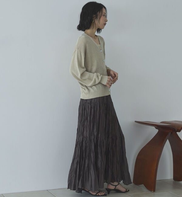 Doux archives「ワッシャーシアーティアードスカート」|スカート|