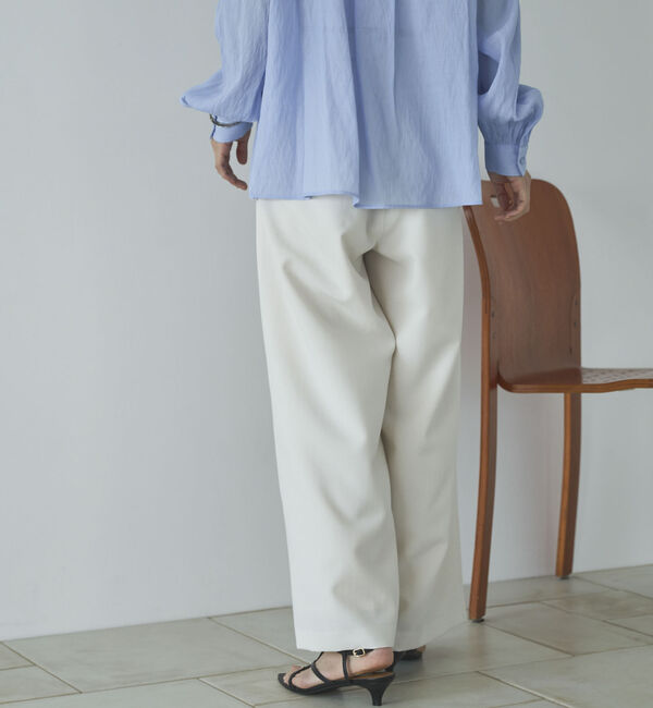 Doux archives「多機能ツータックワイドパンツ」|チノ|