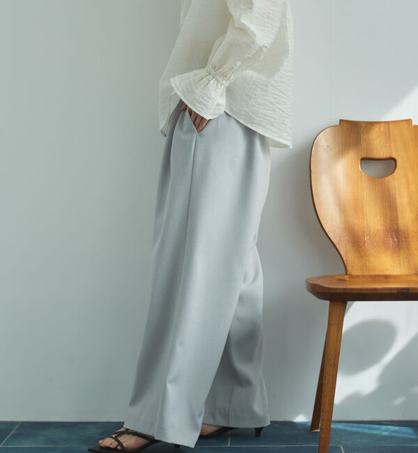 Doux archives「多機能ツータックワイドパンツ」|チノ|