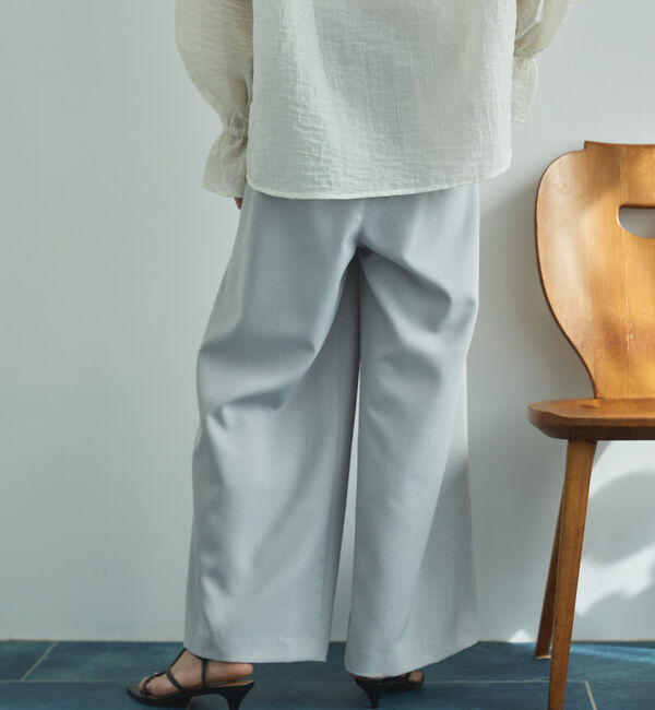 Doux archives「多機能ツータックワイドパンツ」|チノ|