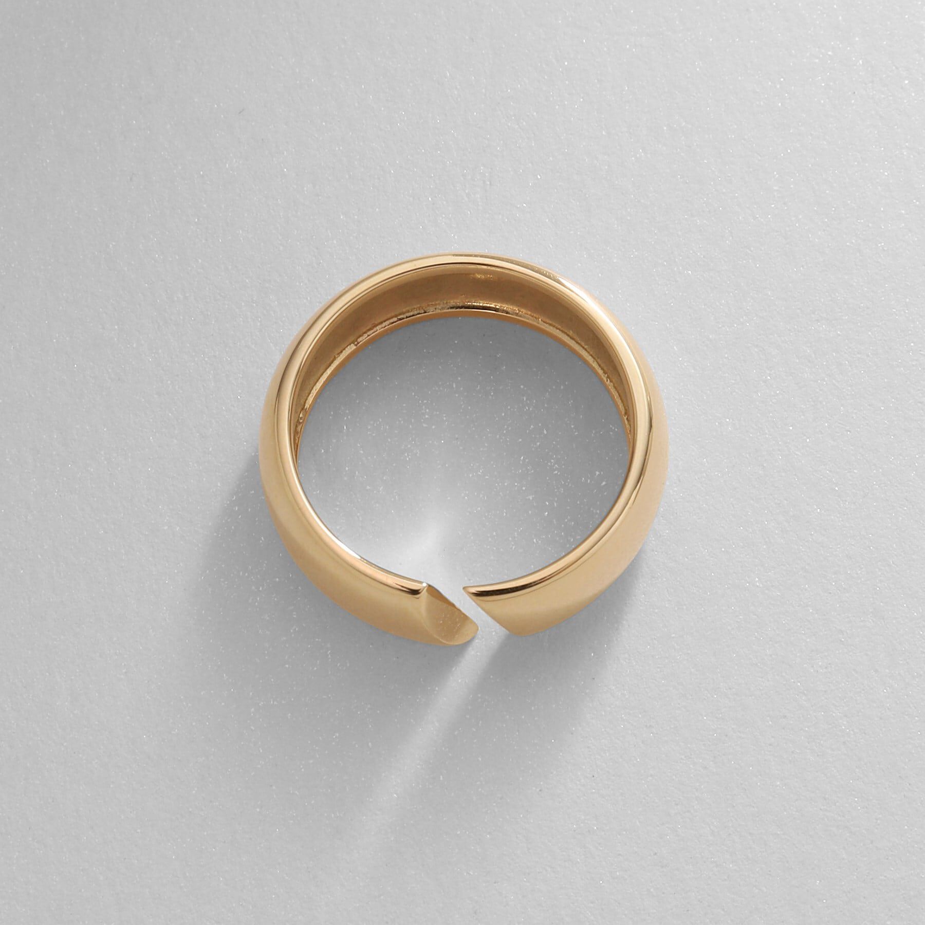 COCOSHNIK「K10ダイヤゴナルスリット リング」|リング|