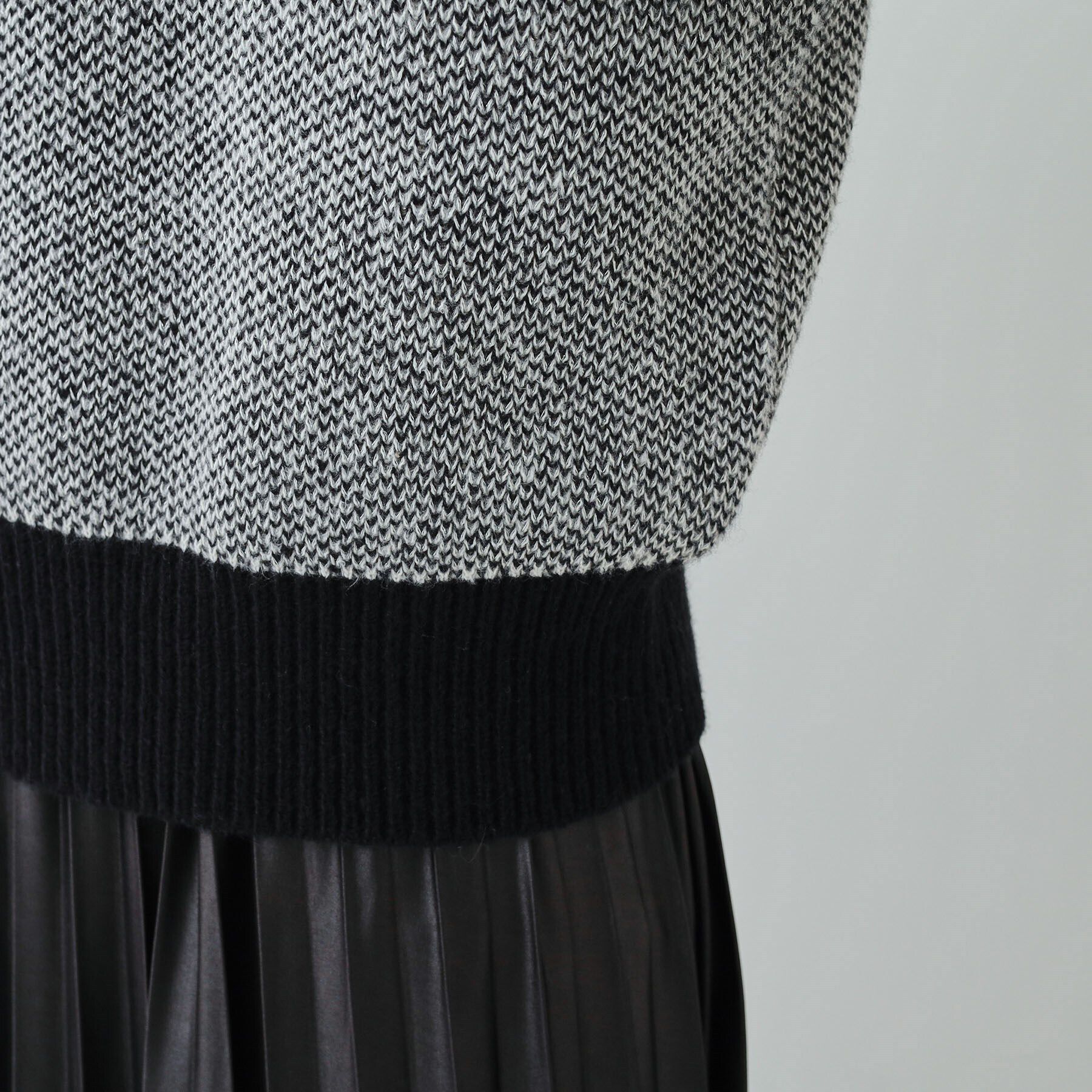 SHOO･LA･RUE「【S-LL】さりげないラメ感 配色ジャカード タートルネックニット」|ニット・セーター|