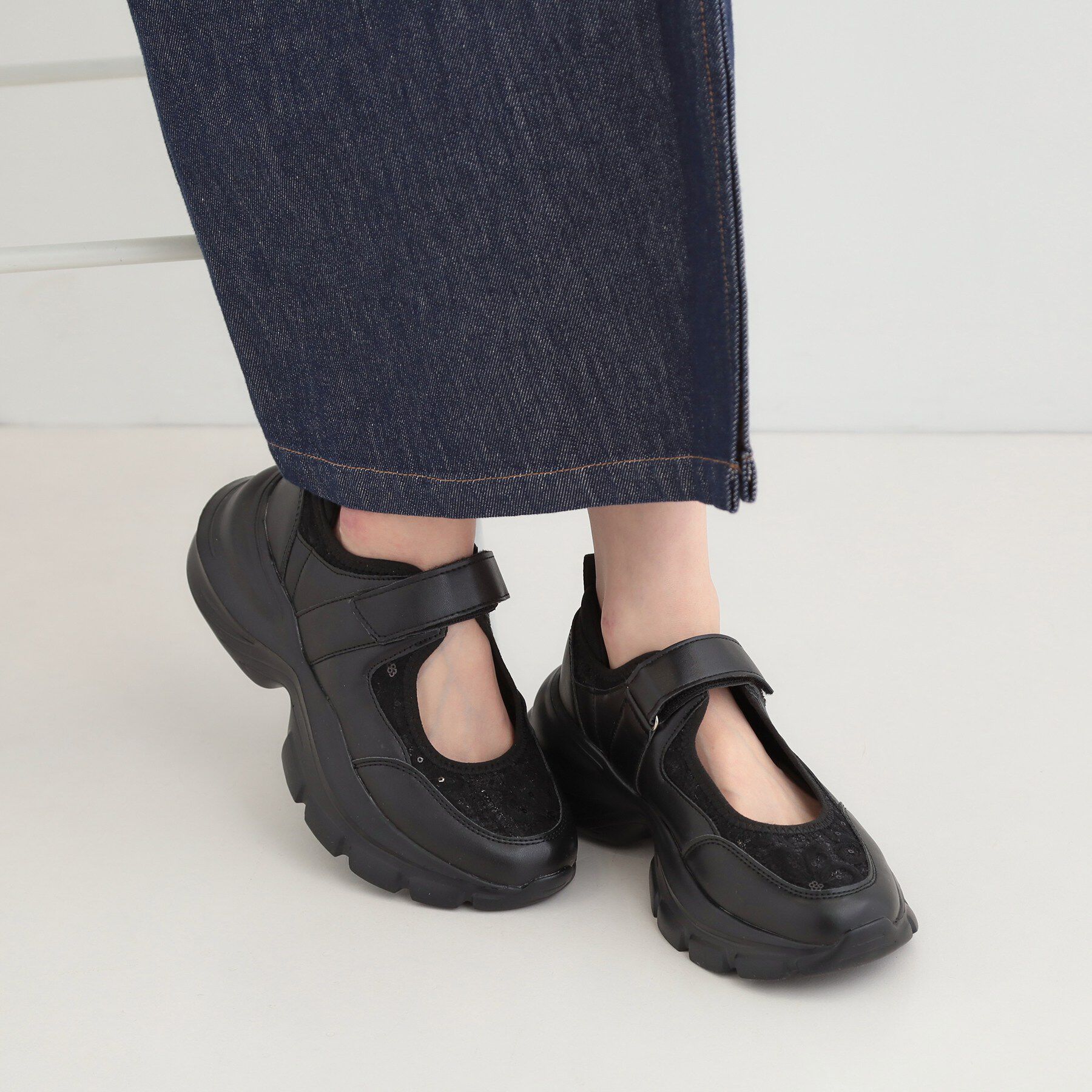 SHOO･LA･RUE「メリージェ―ンスニーカー」|スニーカー|