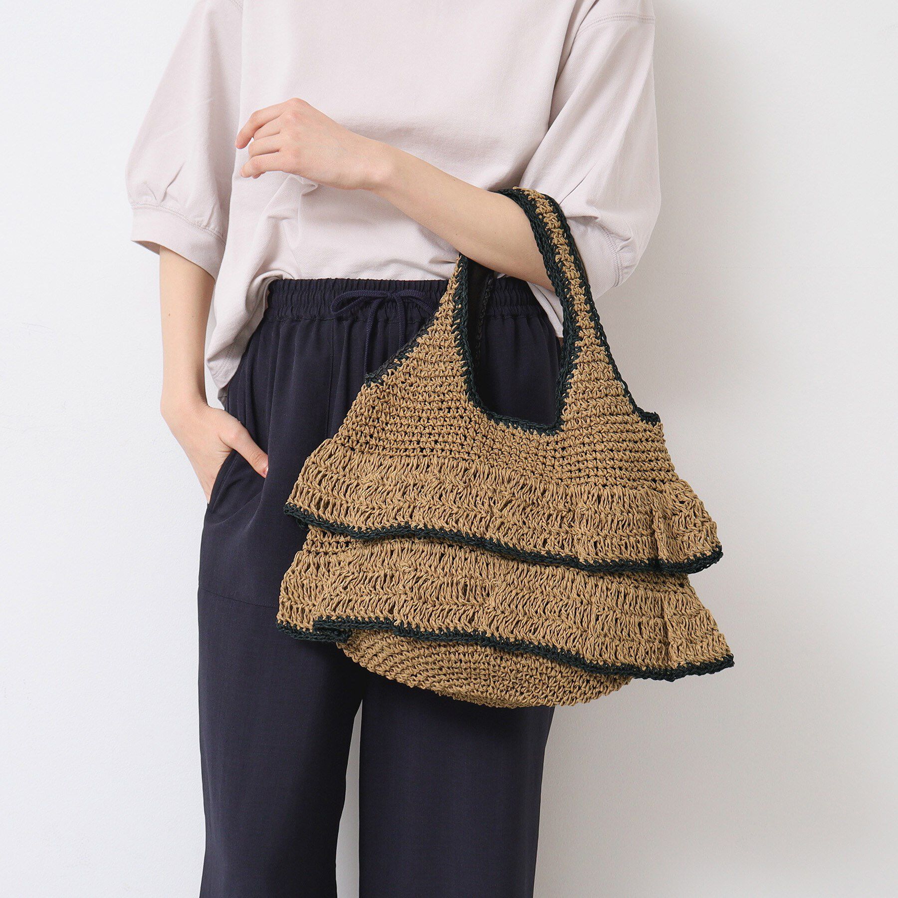 Dessin「【軽量】フリルペーパートート」|トートバッグ|