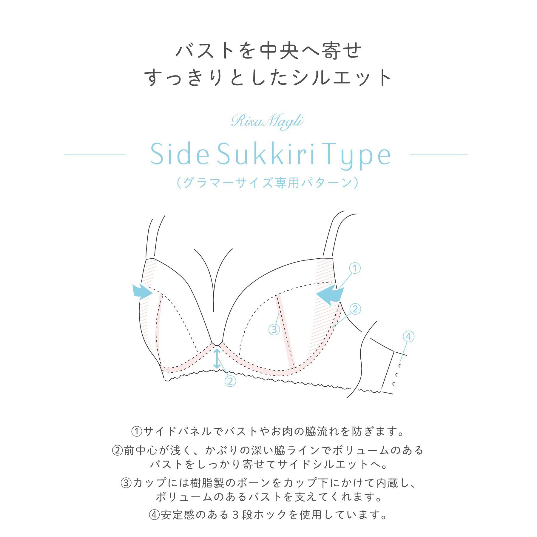 Risa Magli「リュシル ブラジャー」|インナー|