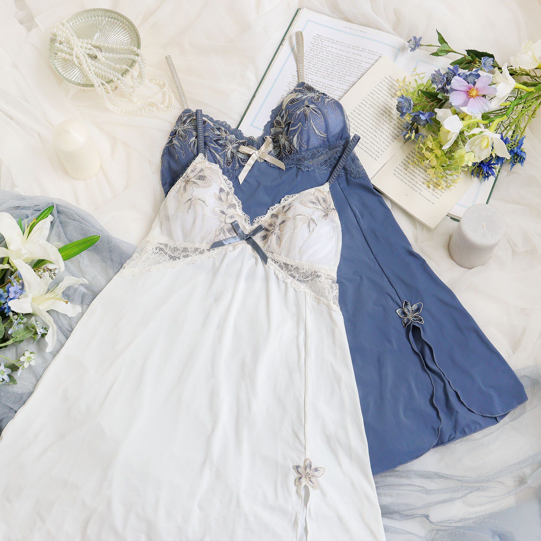 Risa Magli「イレーナ カップ付スリップ」|キャミソール|